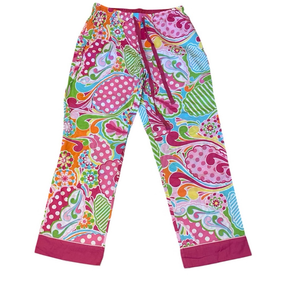 NWT Buckhead Betties Punch-Uation! Lounge Pants Size Large